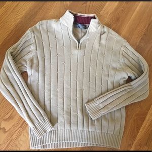 Oscar De La Renta Henley Sweater XL